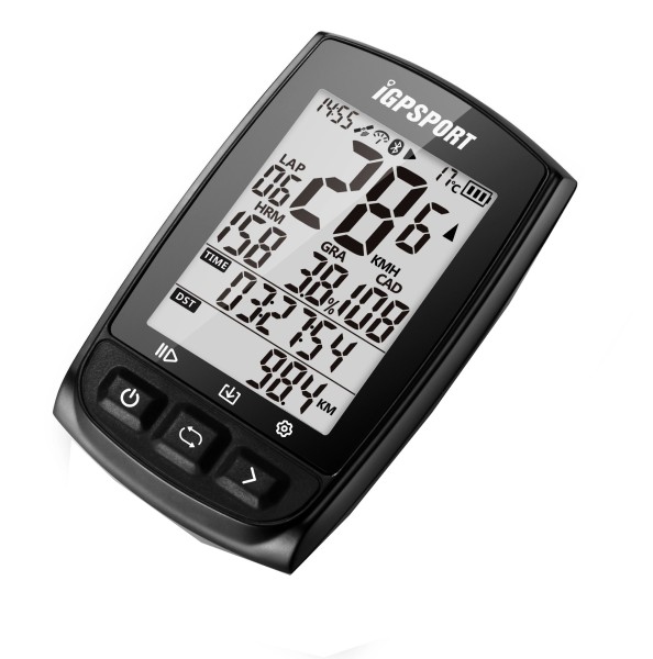 IGPSPORT GPS Fahrradcomputer iGS50E Fahrradtacho Höhenmesser ANT+