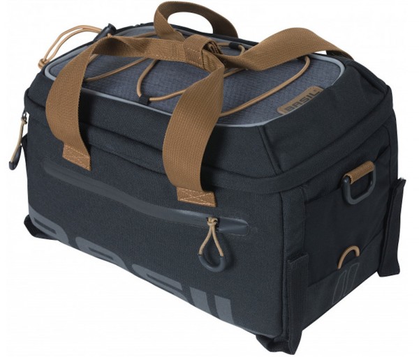 Basil Miles Trunkbag schwarz-braun Gepäckträgertasche