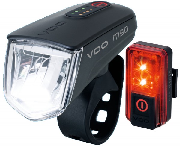 VDO ECO LIGHT M90 Set 4009 Fahrradlampe Brems-Rücklicht