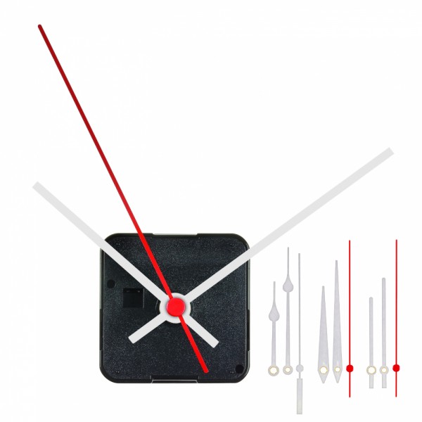 Analoges Uhrwerk mit Uhrzeigerset TFA 60.3061 geräuscharmes Basteluhrwerk