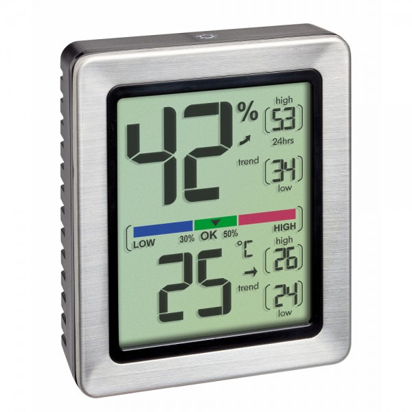 TFA-Dostmann 30.5047.54.K.EK dig. Exacto digitales Thermometer Hygrometer mit ISO Zertifikat
