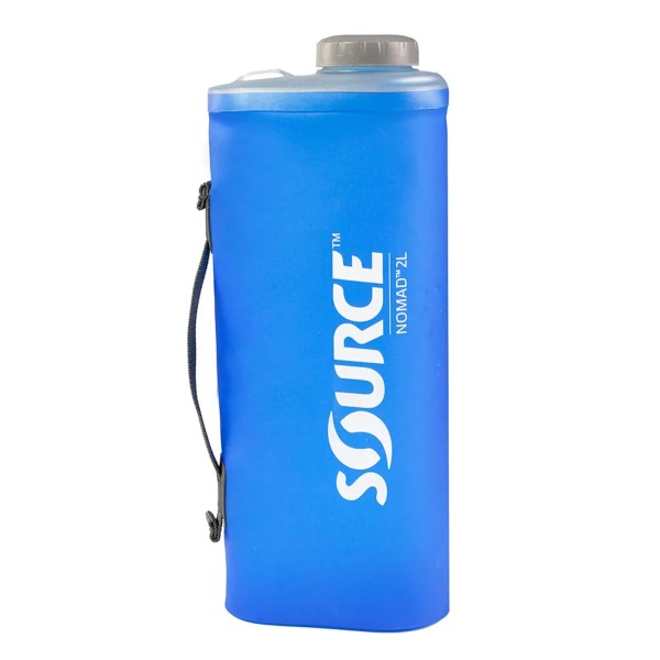 SOURCE Nomadic 2 Liter 2070700102 Faltbare Wasserflasche Trinkflasche