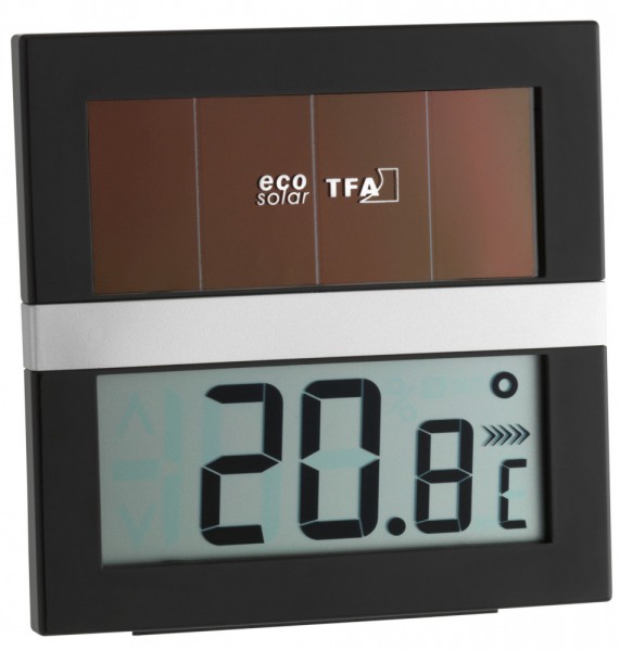 TFA 30.5017 Digitales Thermo-Hygrometer ECO Solar