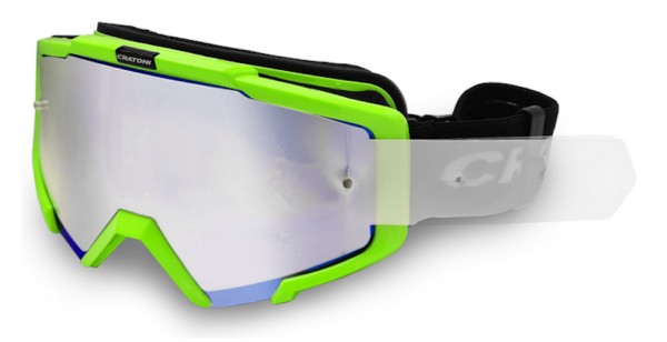 Cratoni Abreissfolie für Fahrradbrille C-Dirttrack transparent
