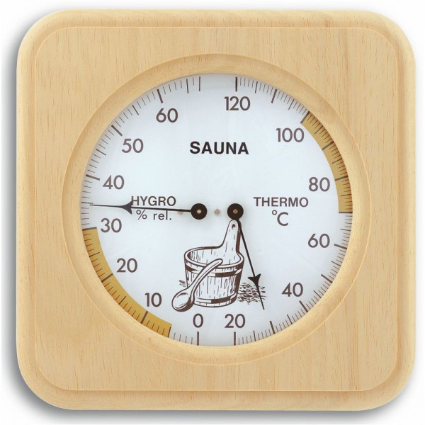 Sauna-Thermometer-Hygrometer TFA 40.1007 Sauna-Messgerät