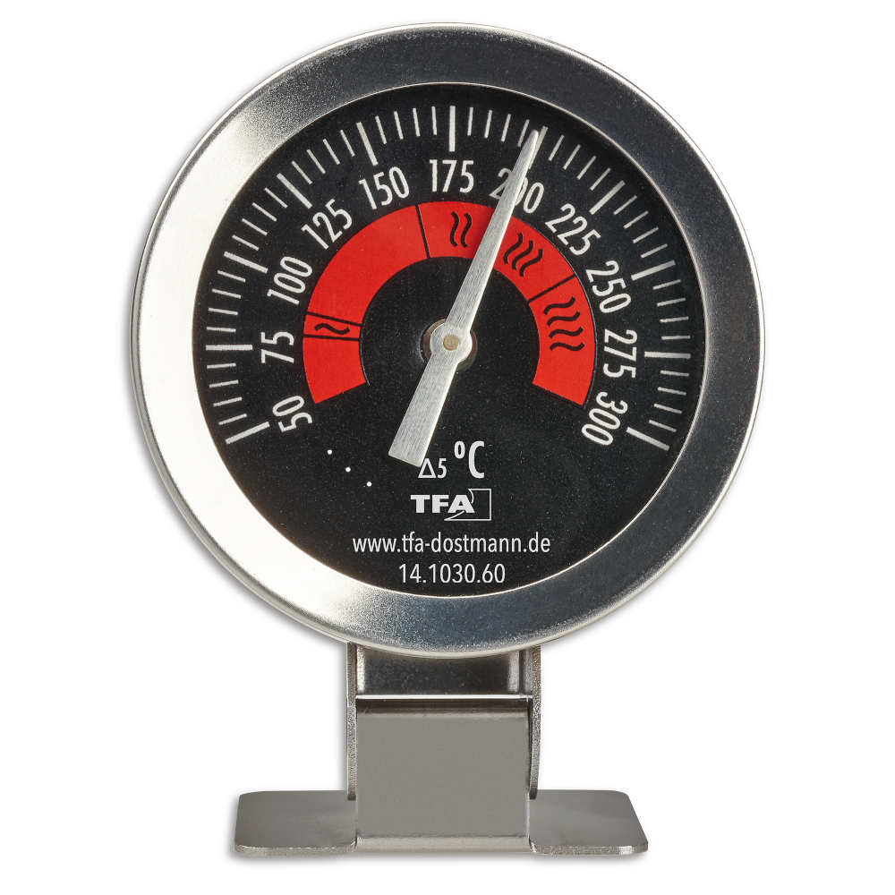 SANTOS Deckelthermometer rund analog in Celsius und Fahrenheit