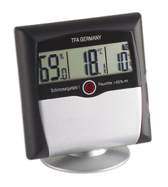 Hygrometer-Messgerät Schimmelhygrometer Thermometer digital Comfort Control TFA 30.5011