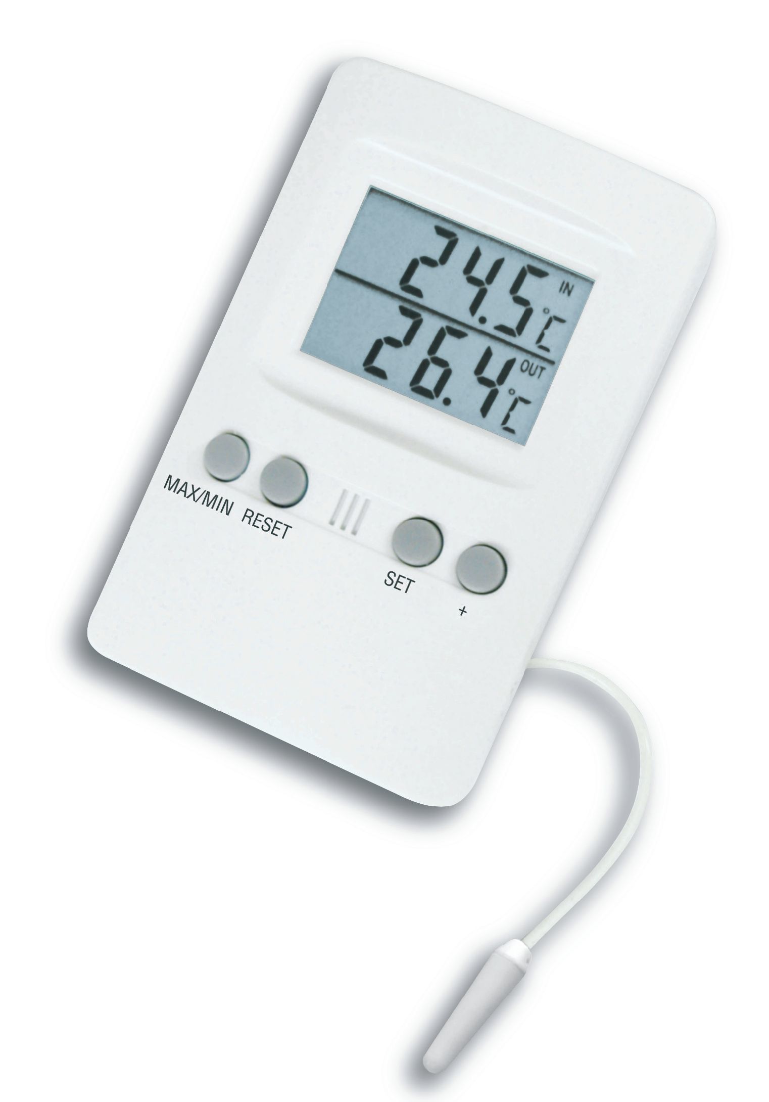 TFA 30.1024 Digitales Innen-Außen-Thermometer mit Alarm