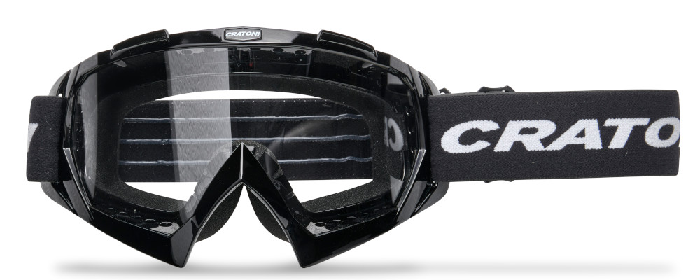 CRATONI MTB Brille C-Rage schwarz glanz schwarz Scheibe transparent 