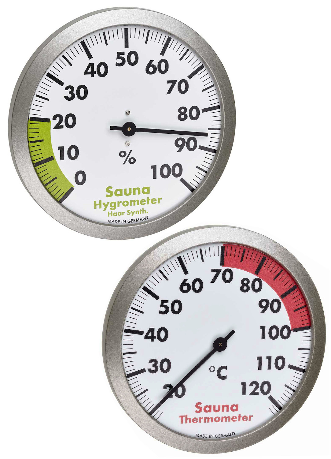 Für Sauna Feuchtigkeitstemperatur-Hygrometer Thermometer-Hygrometer Hängen Kit 