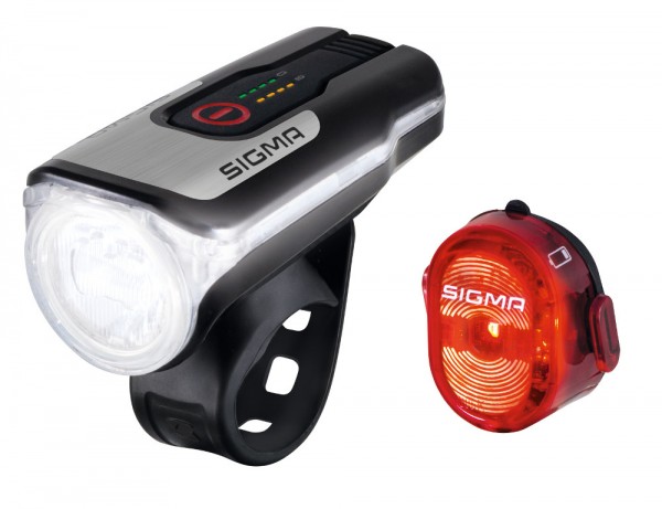 Sigma Aura 80 Set 17850 Fahrradlampe LED Fahrradleuchte Fahrradlicht STVZO Rücklicht