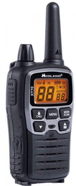 Midland XT 70 Sprechfunkgerät 2 Farben Funkgerät Handfunkgerät Funkhandy Headset