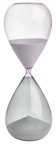 Sanduhr aus Glas TFA 18.6011.02.40 Designsanduhr Zeitmesser Timer