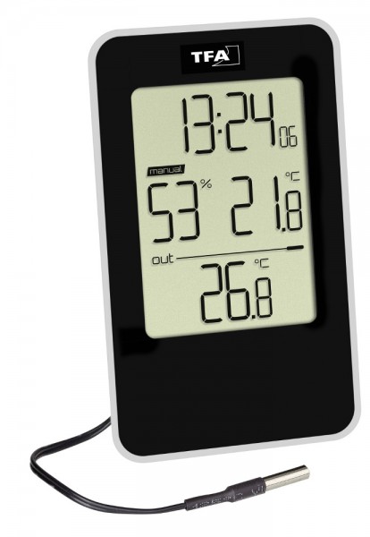 Digitales Thermo-Hygrometer TFA 30.5048.01 Raumklimakontrolle