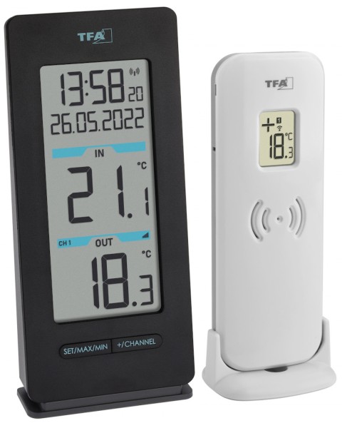TFA-Dostmann Funk-Thermometer BUDDY TFA 30.3072.01 Temperaturkontrolle
