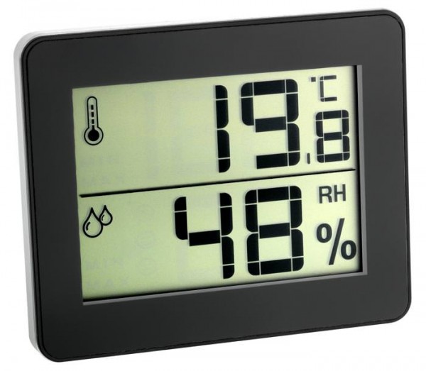 TFA Dostmann 30.5027 digitales Thermometer Hygrometer Ultra Flat
