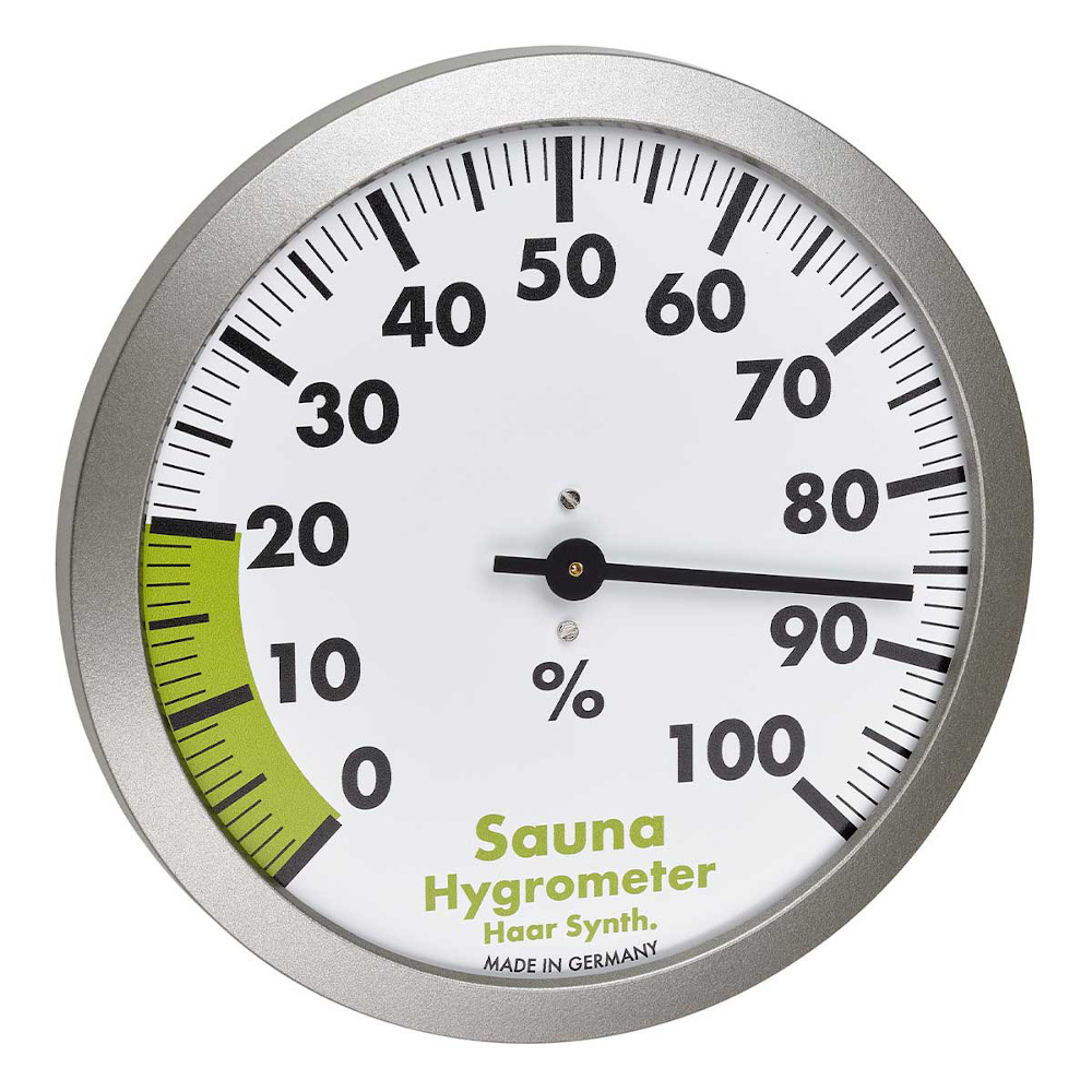 Sauna Thermo-Hygrometer Set TFA 40.1053.54.99 Temperatur Luftfeuchte 120 mm 