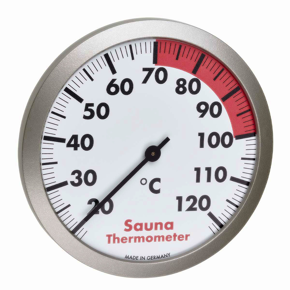 Sauna Thermo-Hygrometer Set TFA 40.1053.54.99 Temperatur Luftfeuchte 120 mm 
